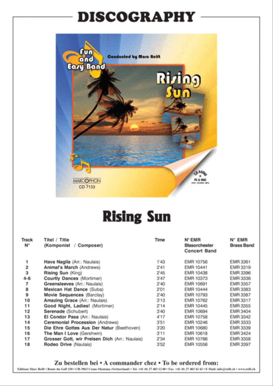 Movie Sequences Brass Band scores gallery preview page 3