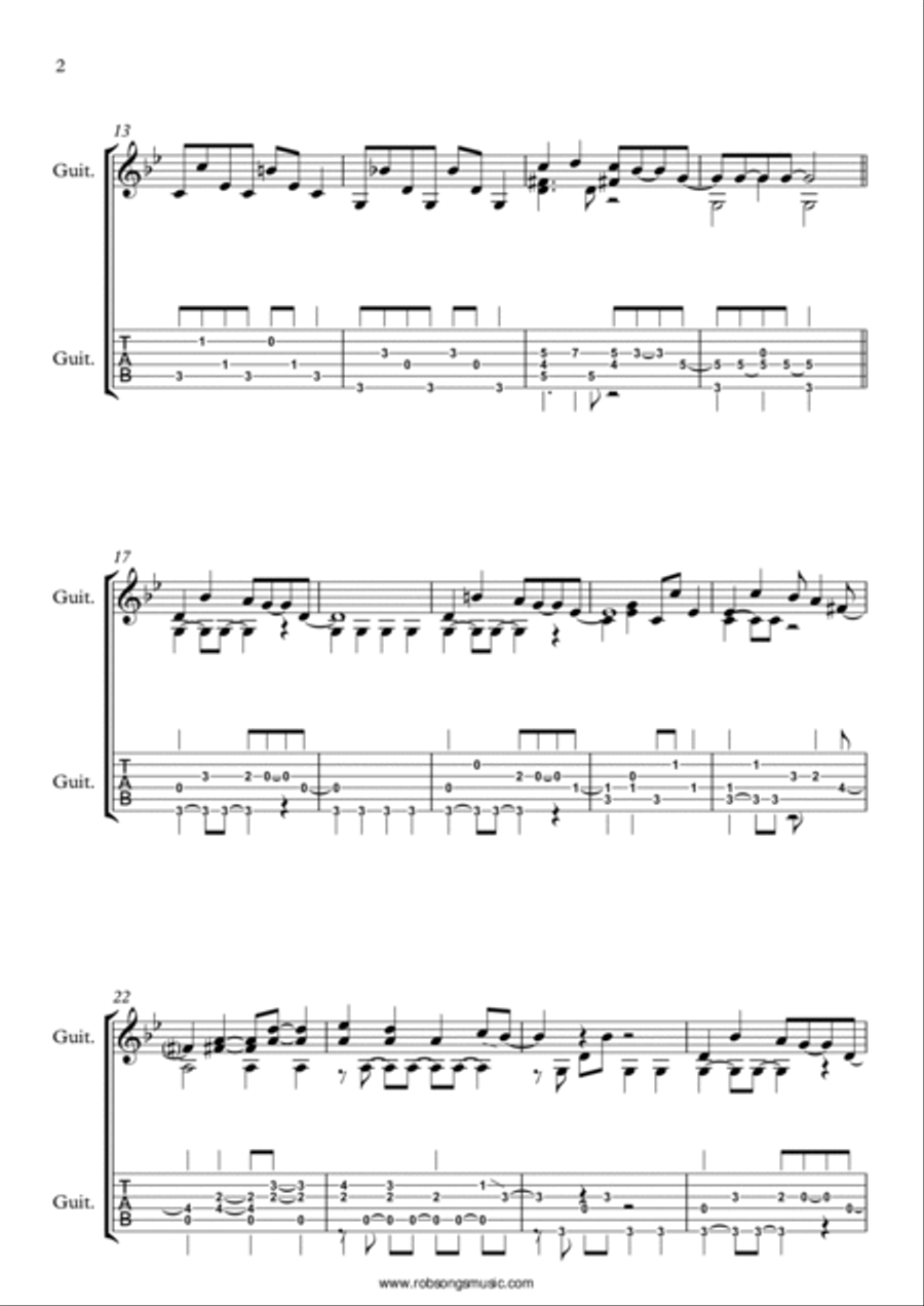 Jingle Bells (But it's 2020) - Minor Key Electric Guitar scores gallery preview page 2
