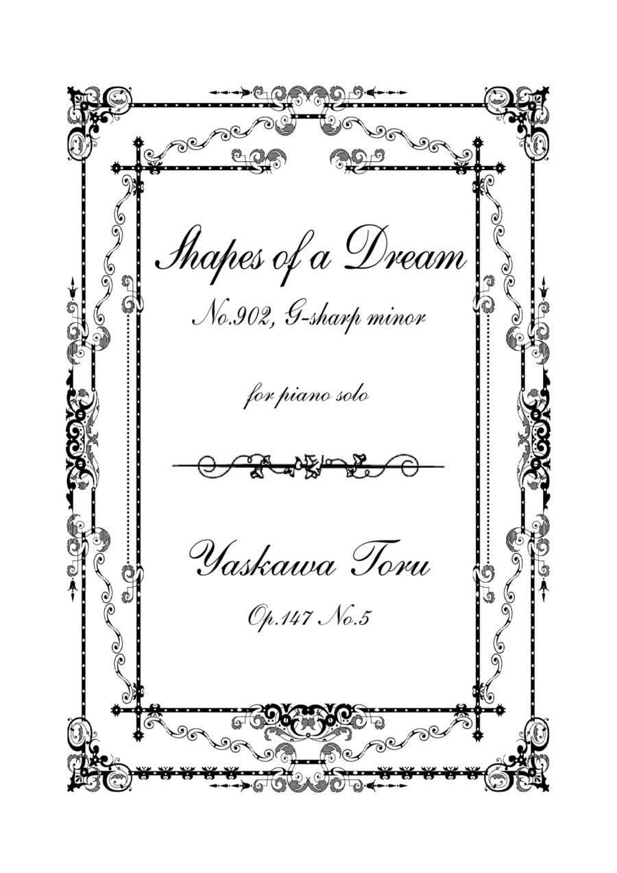 Shapes of a Dream No.902, G-sharp minor, Op.147 No.5 Piano Solo scores gallery preview page 1