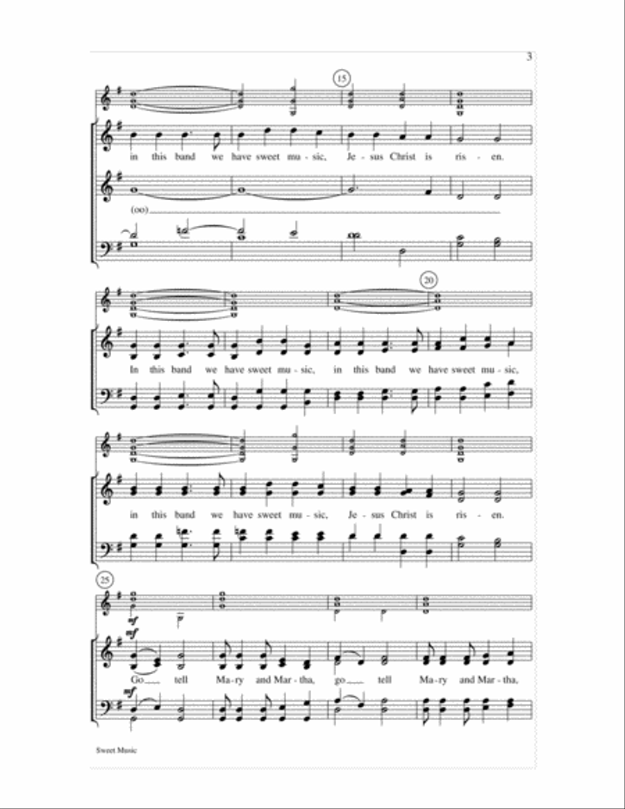 Sweet Music 4-Part scores gallery preview page 3