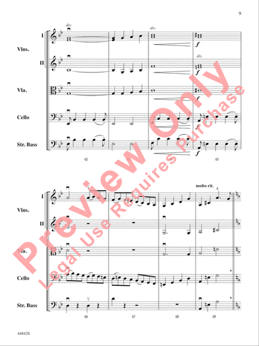 Russian Fantasy Russian Fantasy String Orchestra scores gallery preview page 10