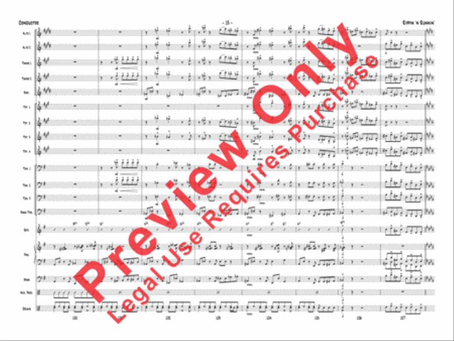 Rippin' 'n Runnin' Jazz Ensemble scores gallery preview page 14