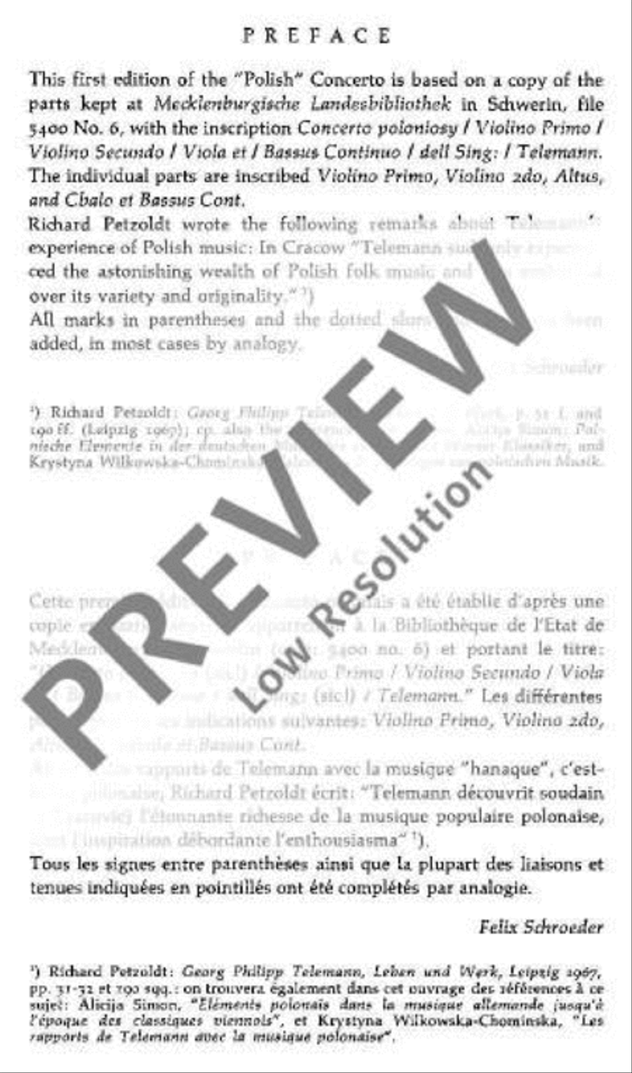 Concerto polonois G Major Basso Continuo scores gallery preview page 4
