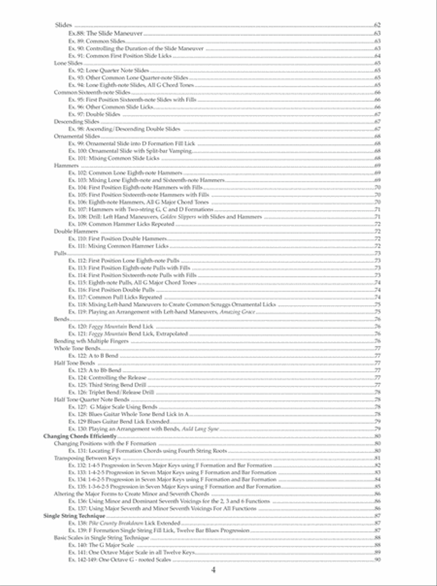Exercises for Three-Finger Banjo Banjo scores gallery preview page 5