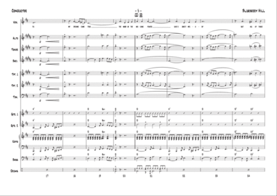 Blueberry Hill Tenor Saxophone scores gallery preview page 5