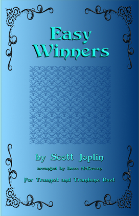 Book cover for The Easy Winners, Duet for Trumpet and Trombone
