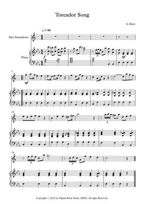 Toreador Song - Georges Bizet (Alto Sax + Piano)