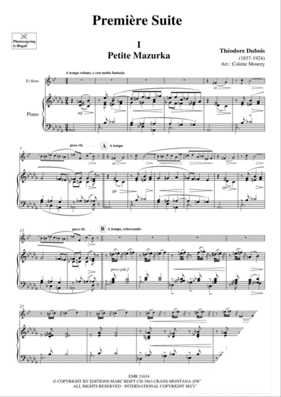 Premiere Suite Premiere Suite Horn scores gallery preview page 3