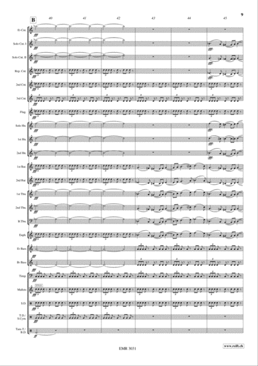 Mars Brass Band scores gallery preview page 10