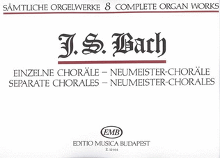 Book cover for Sämtliche Orgelwerke VIII