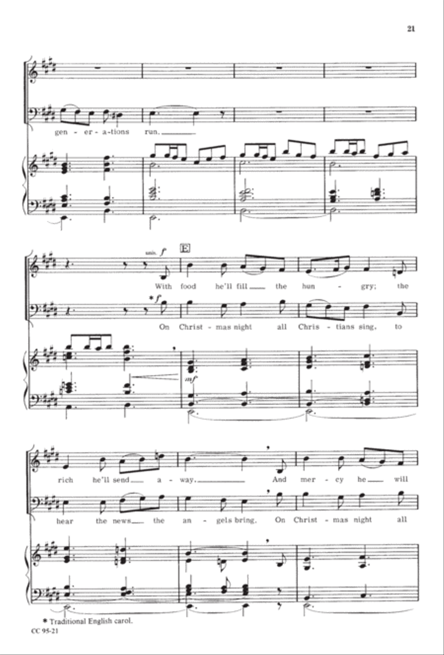 The Celebration 4-Part scores gallery preview page 21