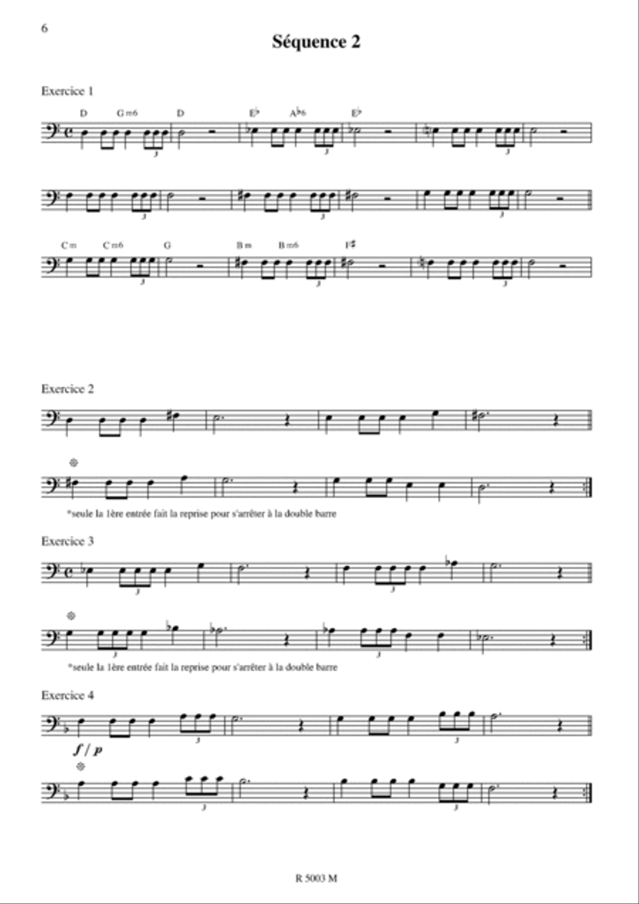 Petite étude coulissante Petite étude coulissante Trombone Solo scores gallery preview page 4