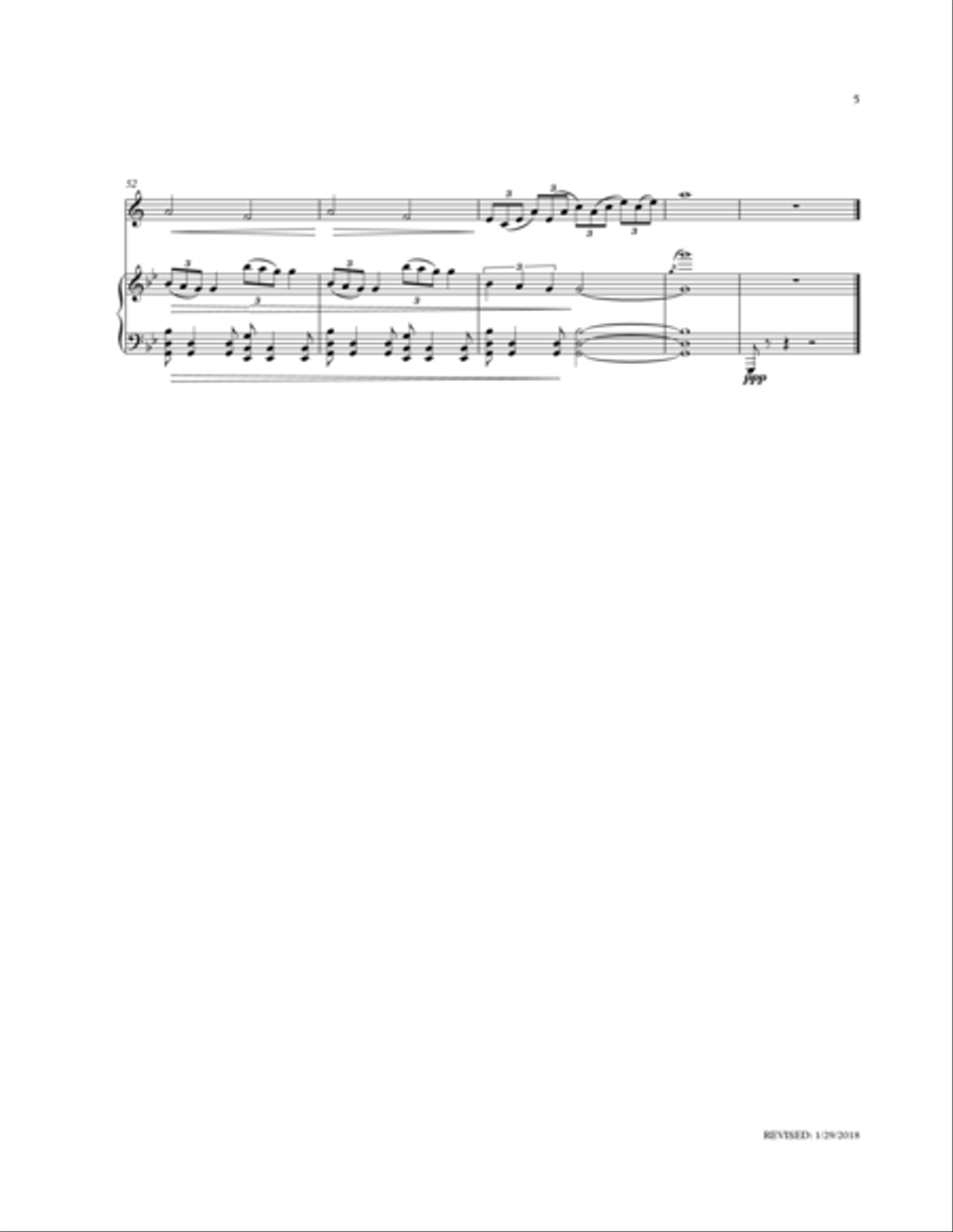 Elegy for Clarinet Clarinet Solo scores gallery preview page 5