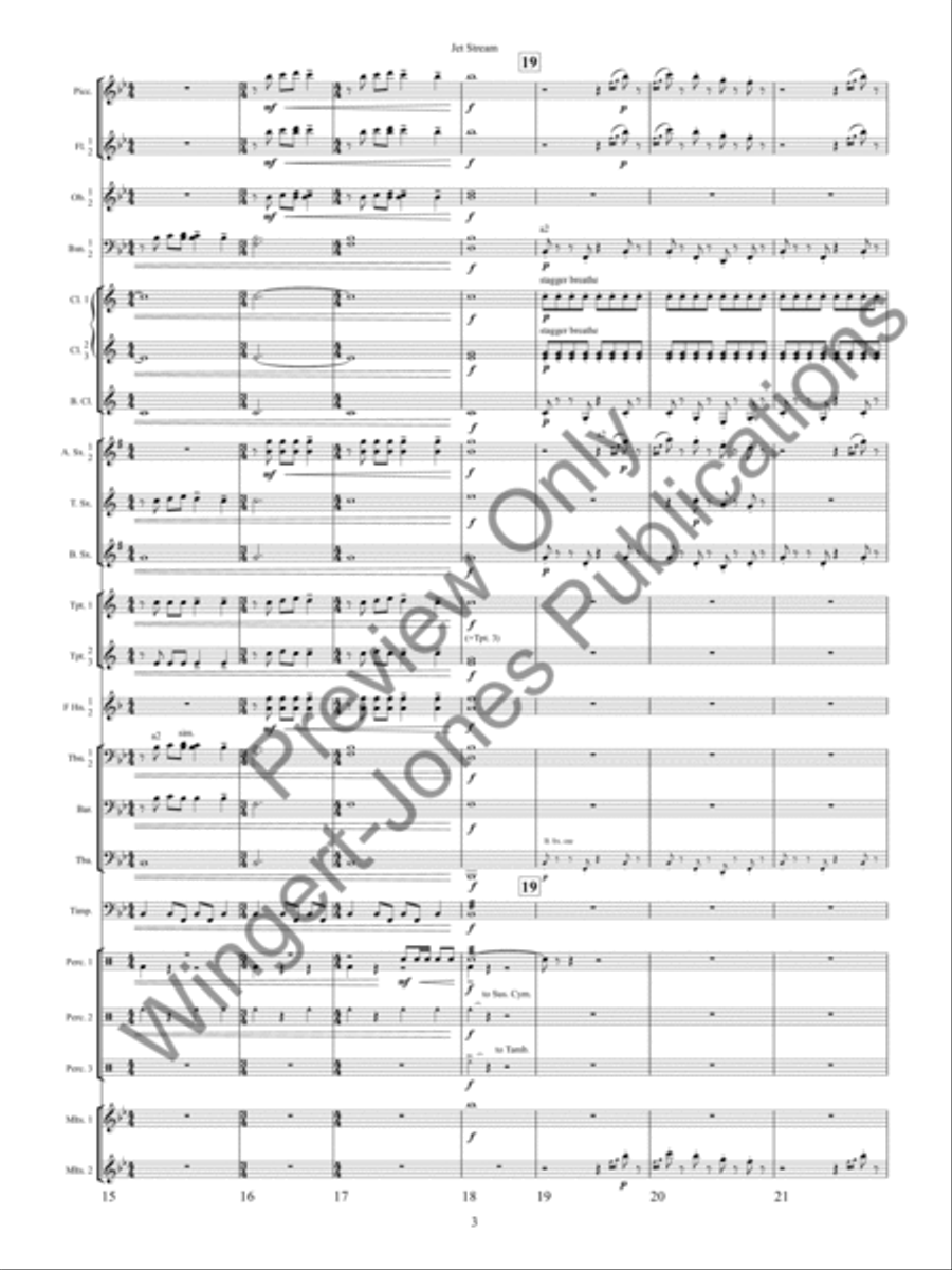 Jet Stream Concert Band scores gallery preview page 6