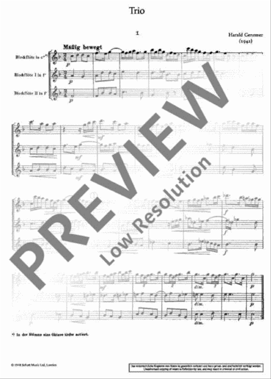 Trio Recorder scores gallery preview page 4