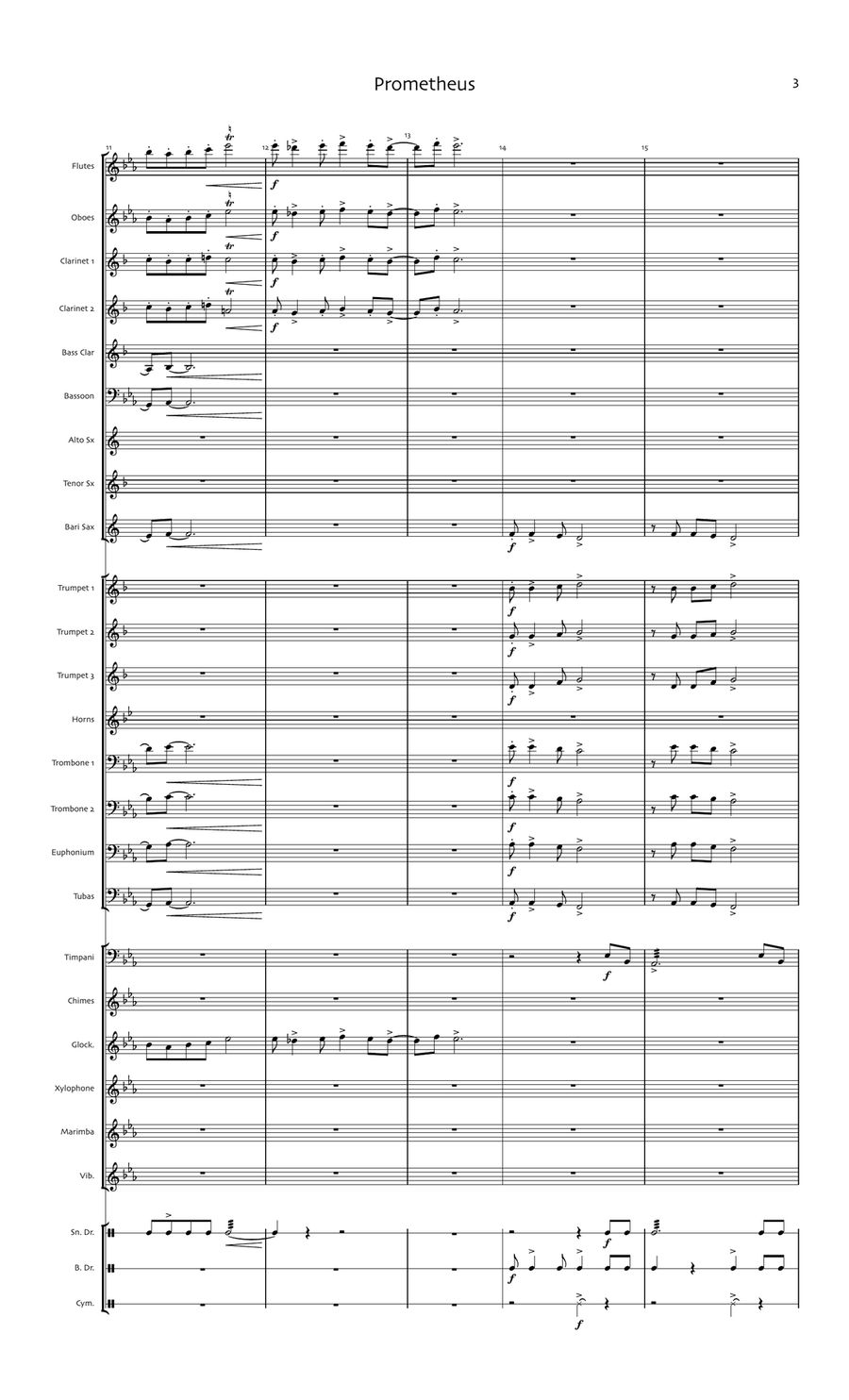 Prometheus Concert Band scores gallery preview page 5