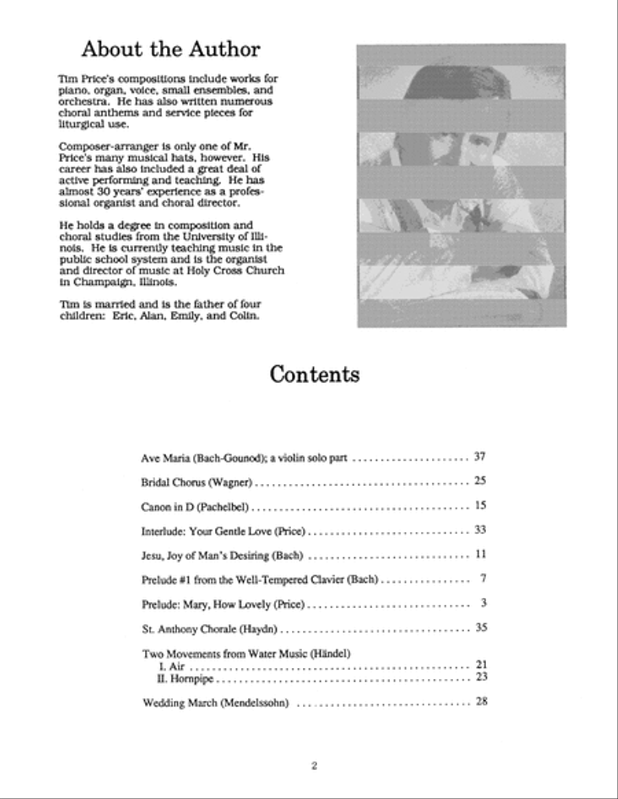 Wedding Music for Piano Wedding Music for Piano Piano scores gallery preview page 3