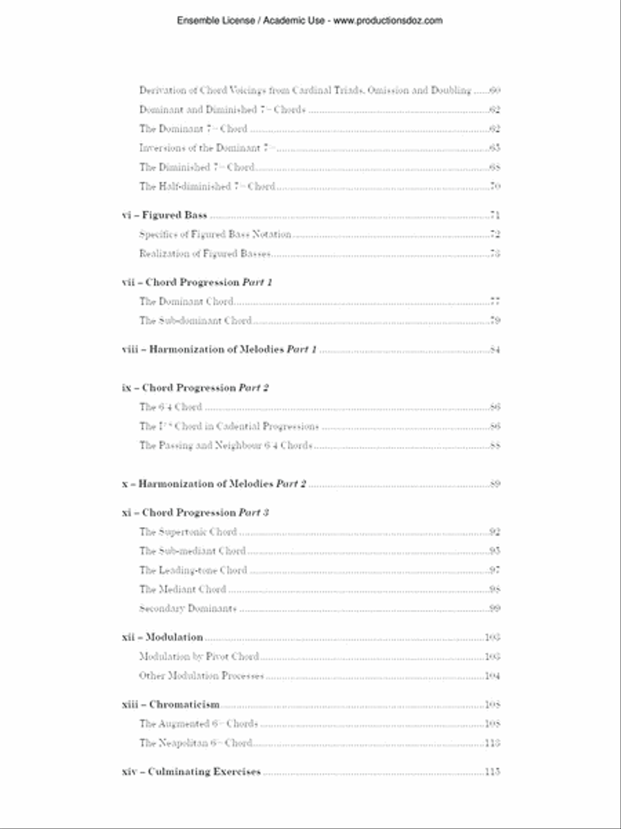Fretboard Harmony (Common practice Harmony on the guitar) Classical Guitar scores gallery preview page 3