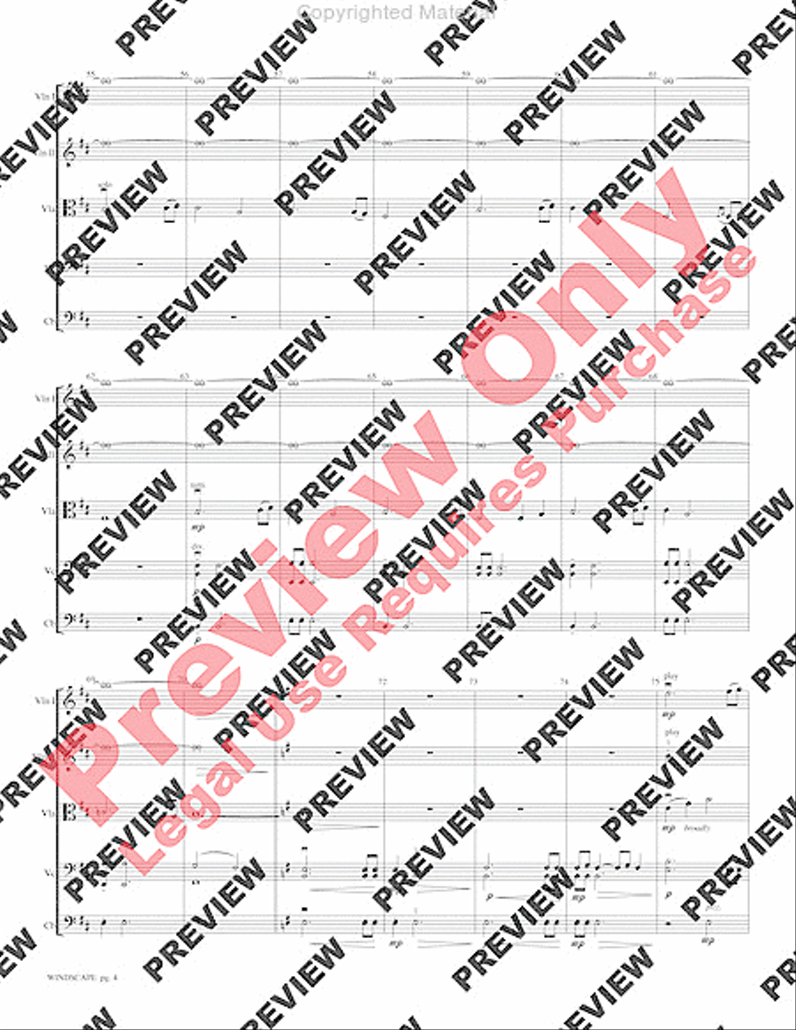 Windscape Windscape String Orchestra scores gallery preview page 7