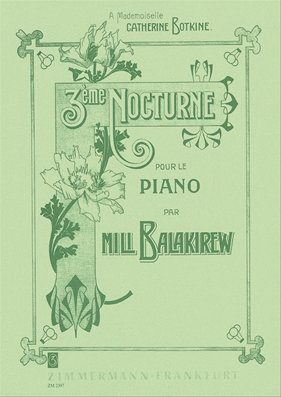 Third Nocturne Third Nocturne Piano Solo scores gallery preview page 1