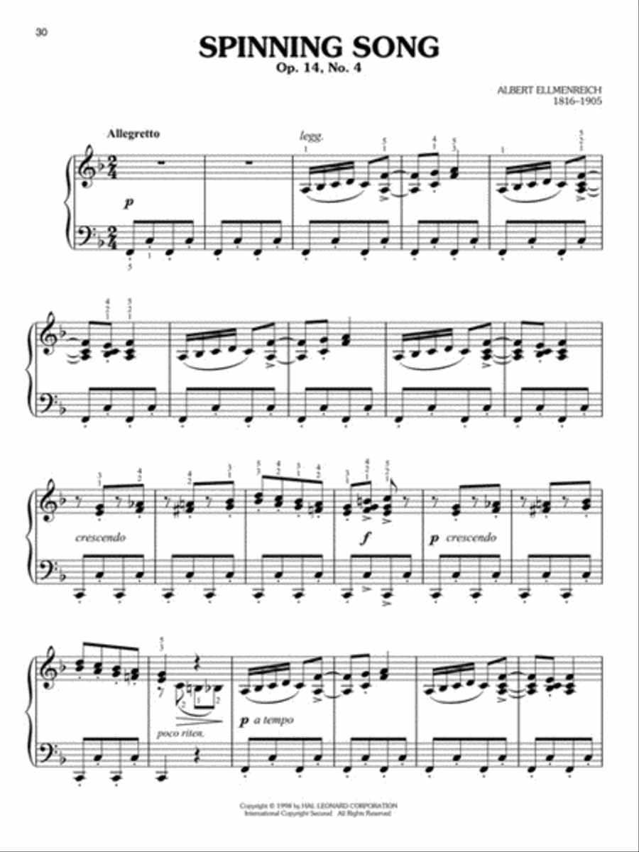 Simple Classical Piano Pieces Easy Piano scores gallery preview page 7