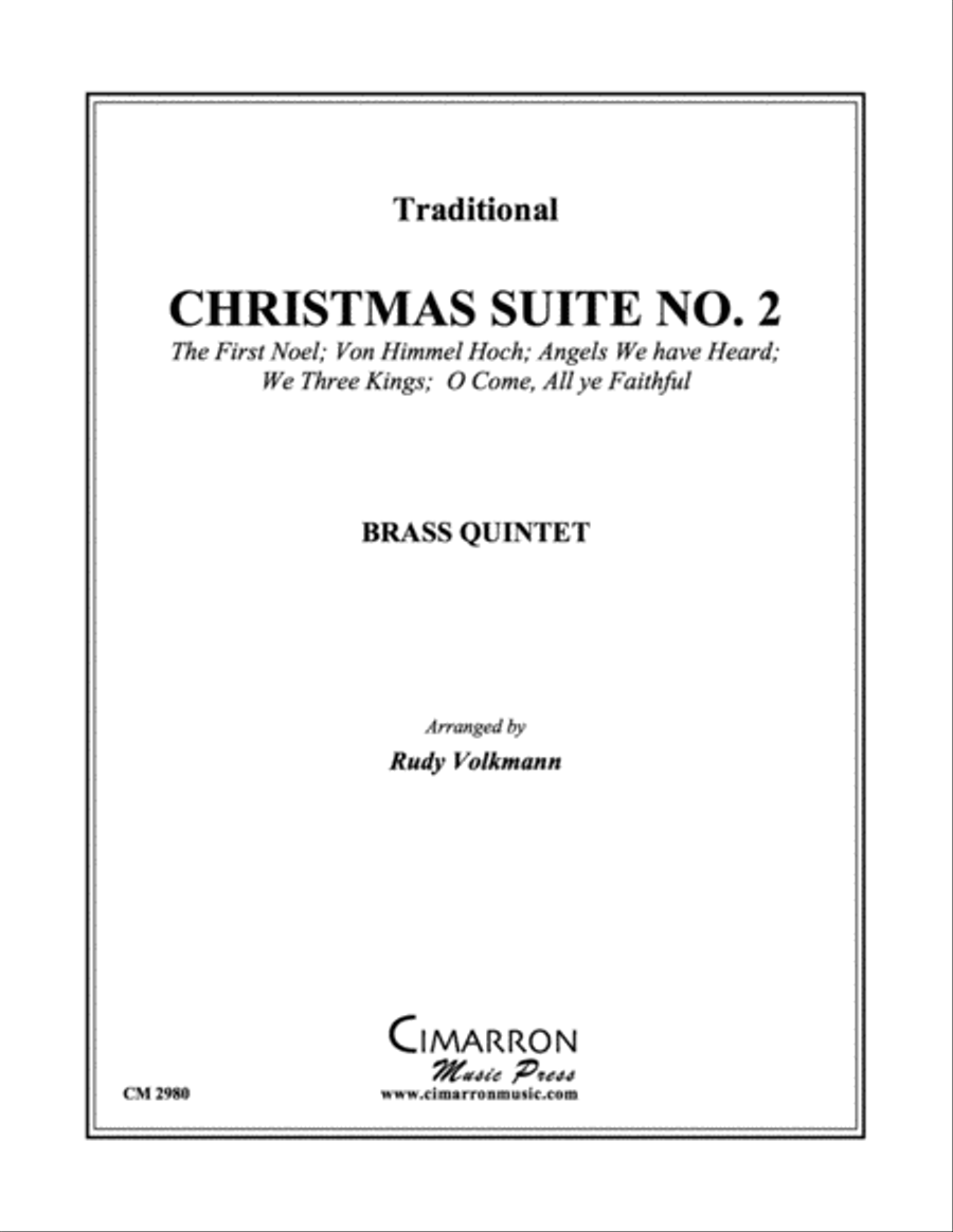 Christmas Suite No. 2 Christmas Suite No. 2 Brass Quintet scores gallery preview page 1