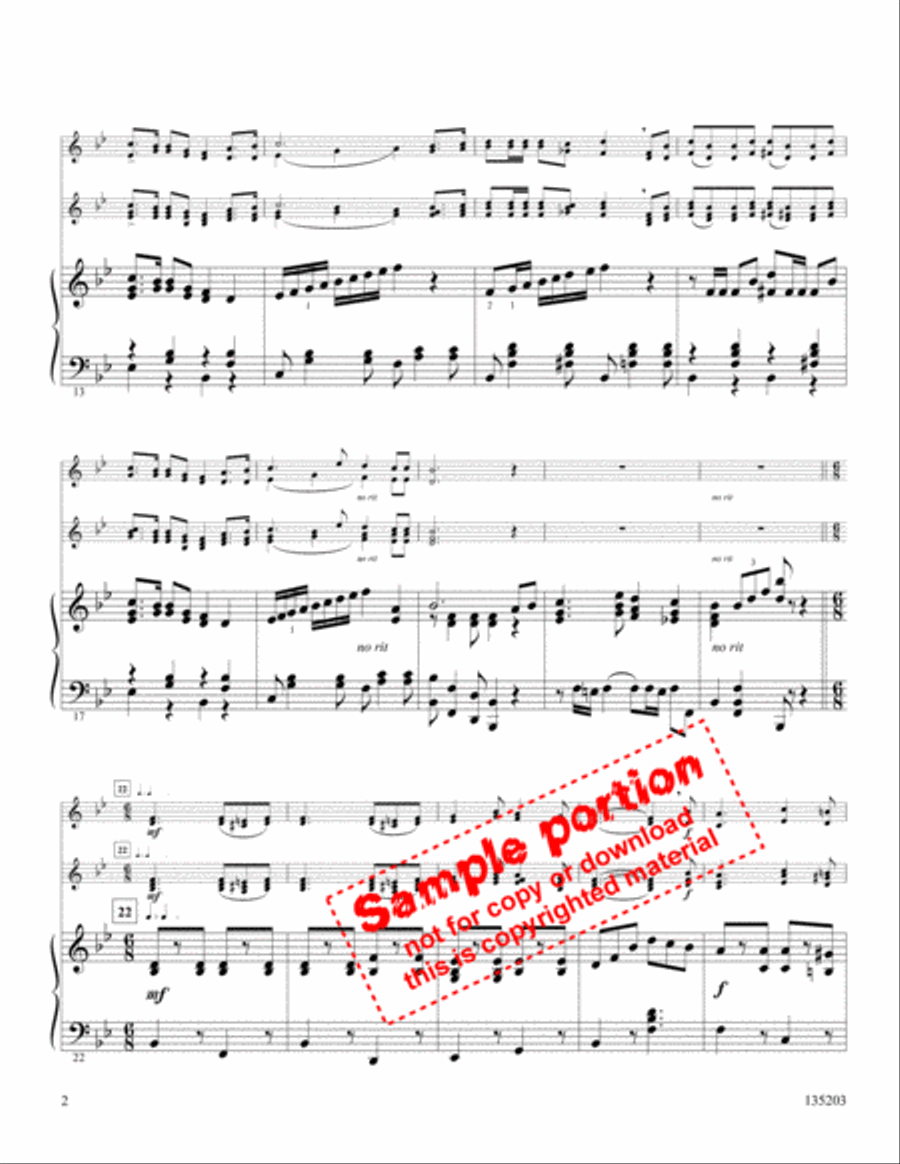 Power in the Blood Power in the Blood Brass Duet scores gallery preview page 3
