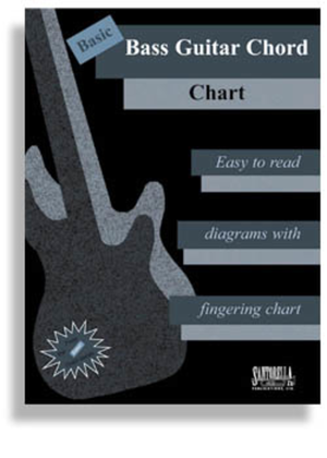 Book cover for Basic Bass Guitar Chord Chart
