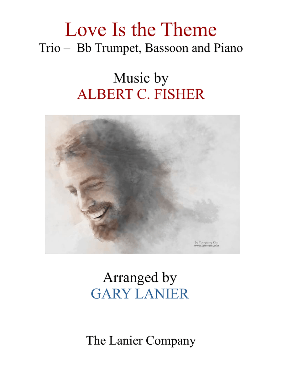 LOVE IS THE THEME (Trio – Bb Trumpet, Bassoon & Piano with Score/Parts) Trumpet Trio scores gallery preview page 1