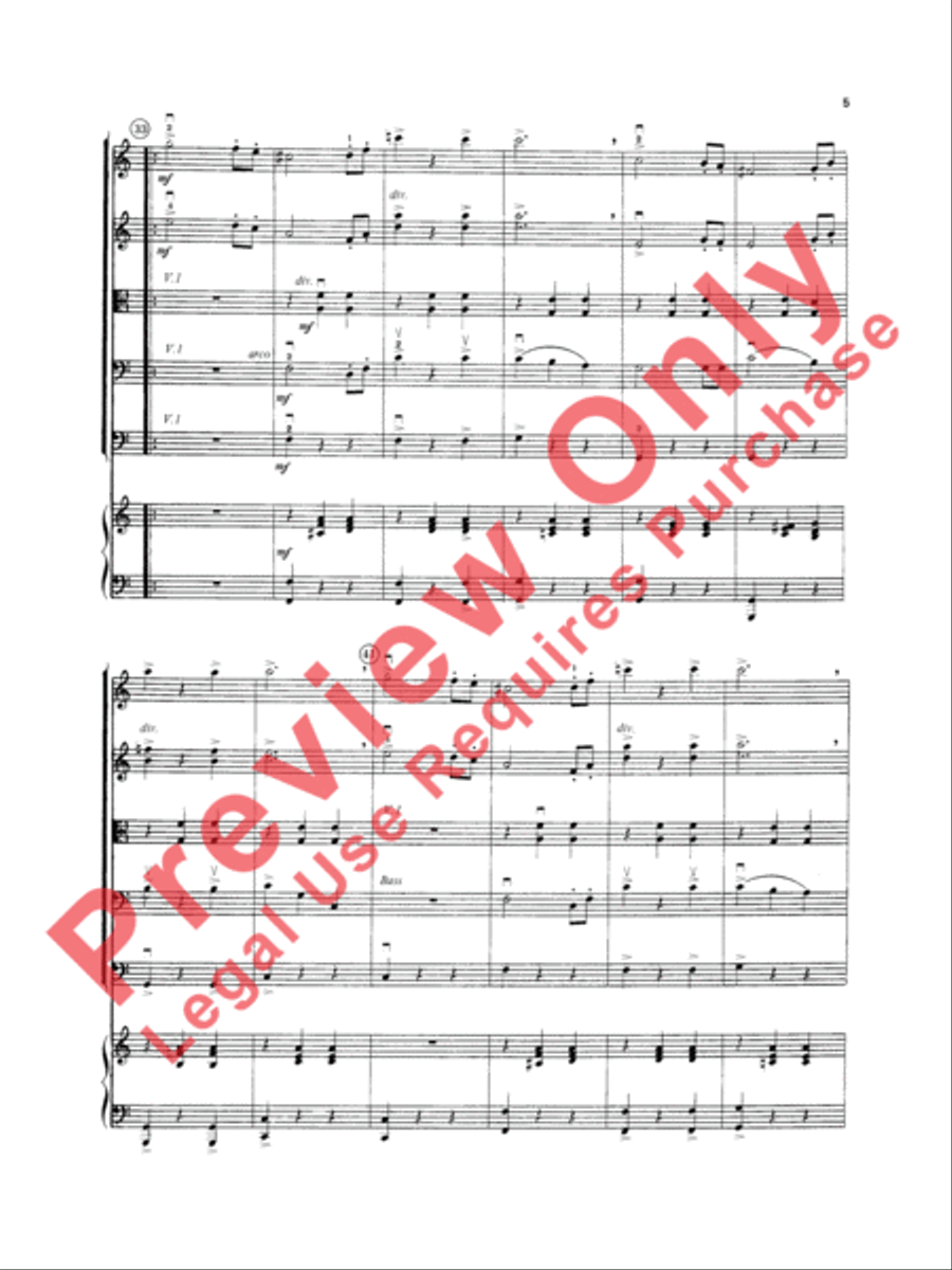 Fledermaus Waltzes String Orchestra scores gallery preview page 6