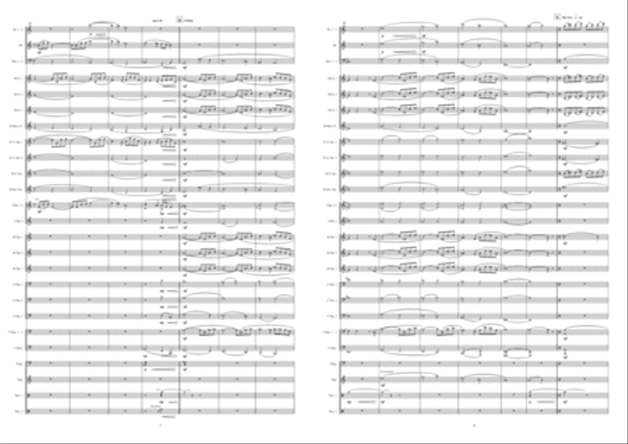 Musical Daens Suite Concert Band scores gallery preview page 5