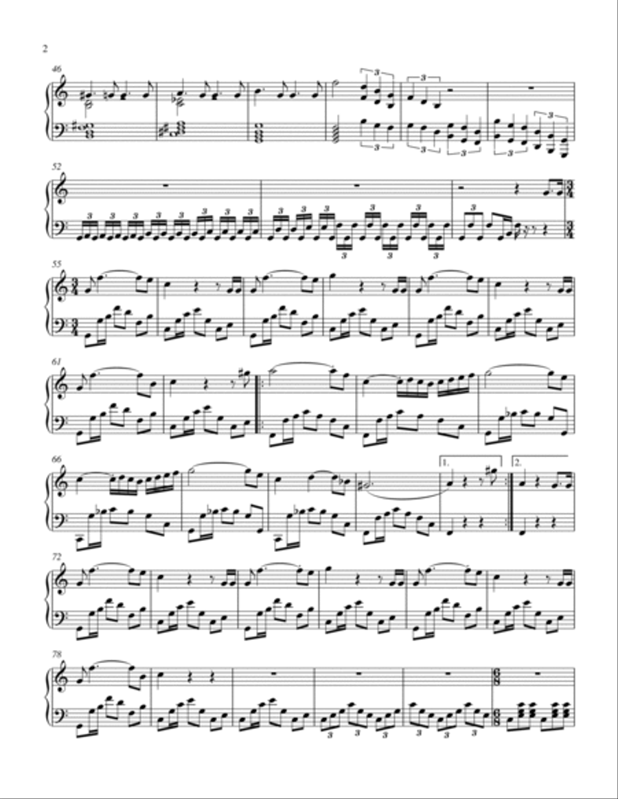 Spring Piano Solo scores gallery preview page 2