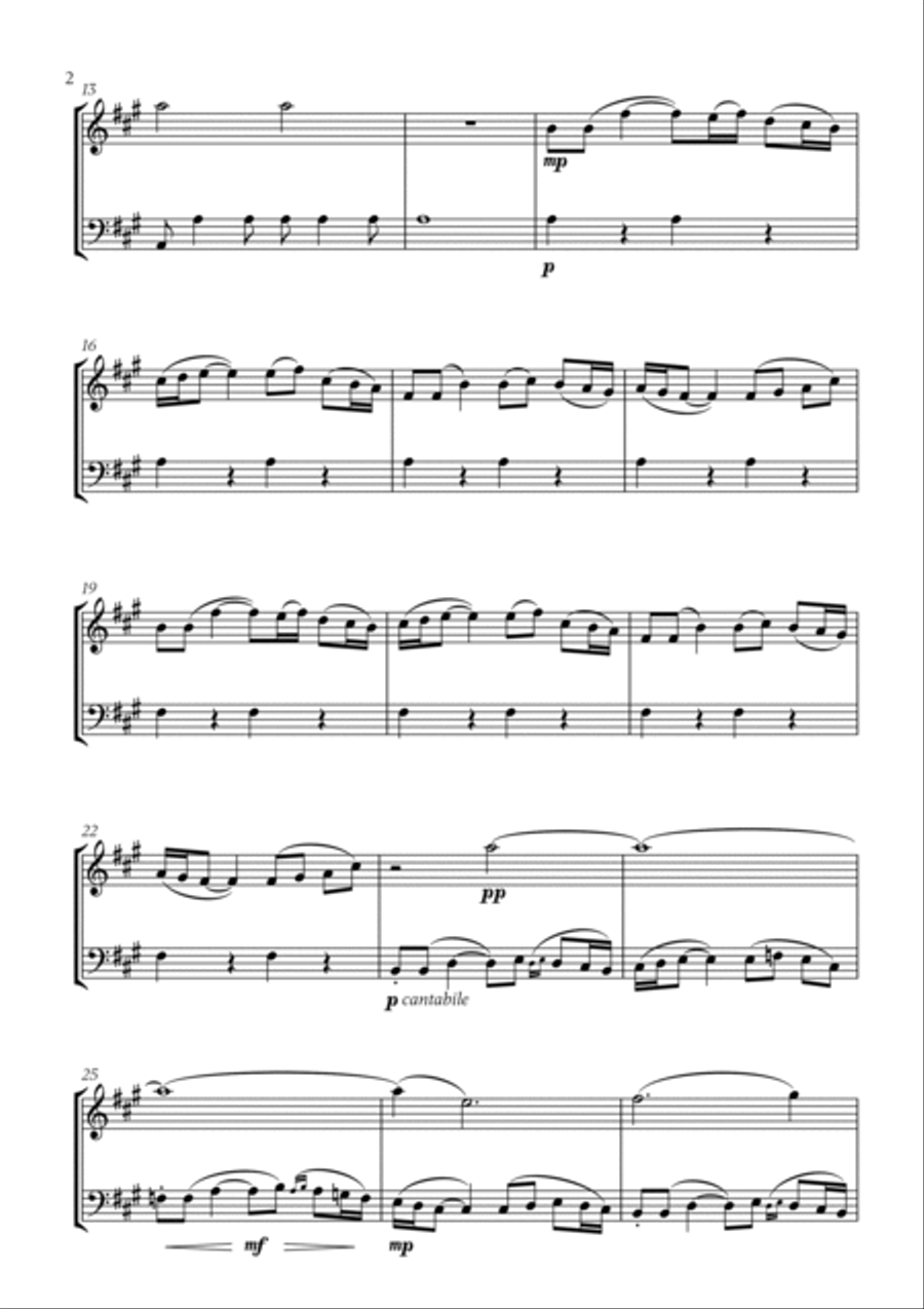 Polovtsian Dance (from Prince Igor) (for Flute and Bassoon) Bassoon scores gallery preview page 2