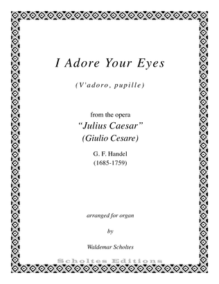 I Adore Your Eyes (V'adoro pupille)