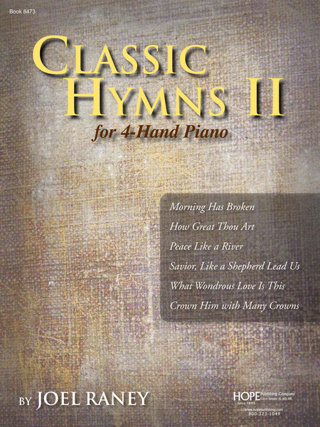 Classic Hymns II for 4-Hand Piano