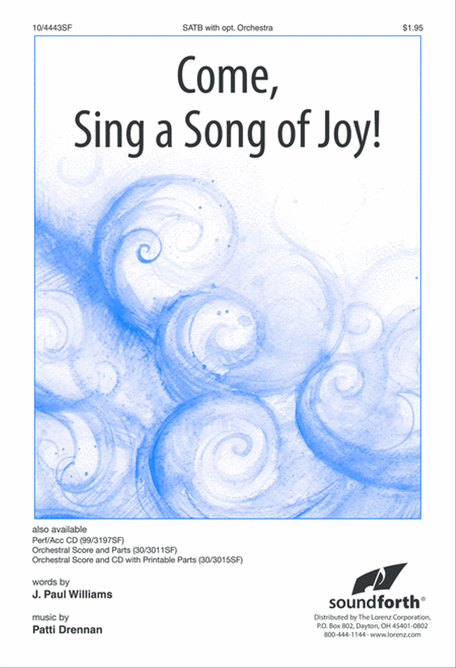 Come, Sing a Song of Joy! 4-Part scores gallery preview page 1