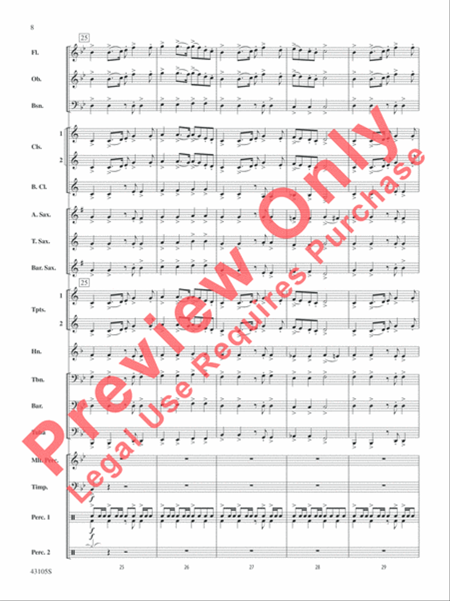 Cheyenne Cheyenne Concert Band scores gallery preview page 8
