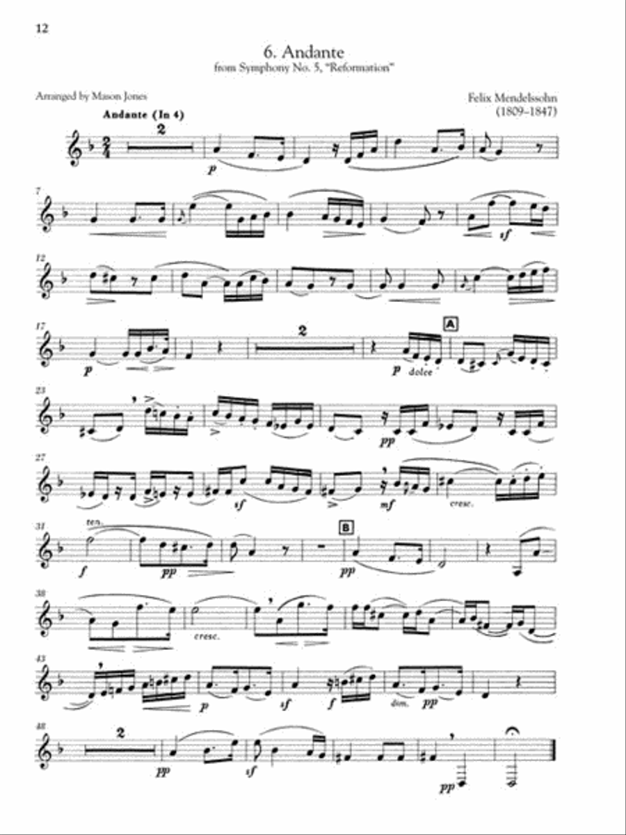 Solos for the Horn Player Piano Accompaniment scores gallery preview page 5