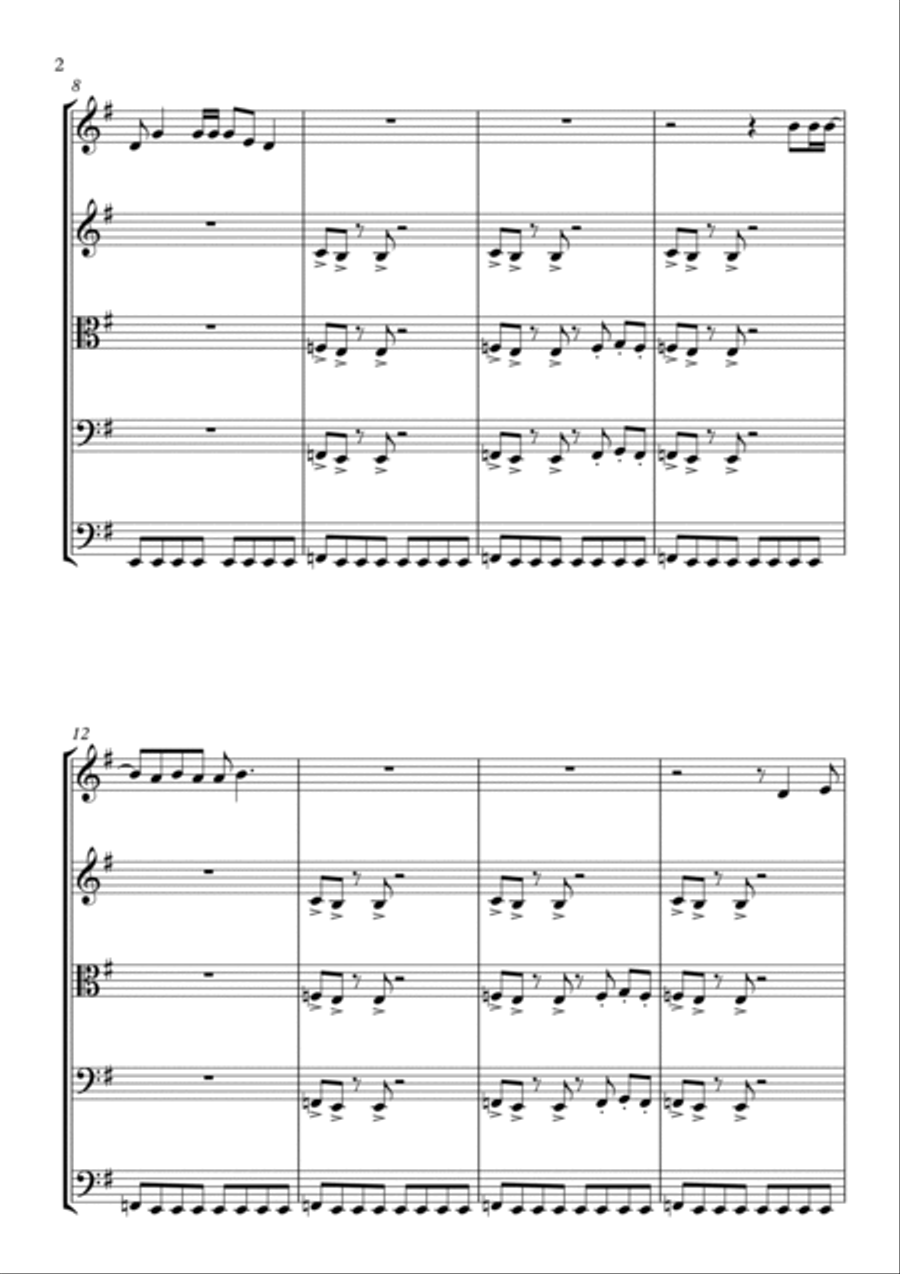 Symphony Of Destruction Symphony Of Destruction Cello scores gallery preview page 2