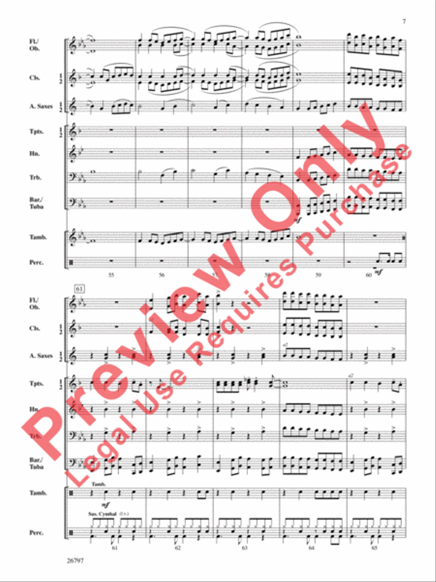 Soul Express Concert Band scores gallery preview page 8