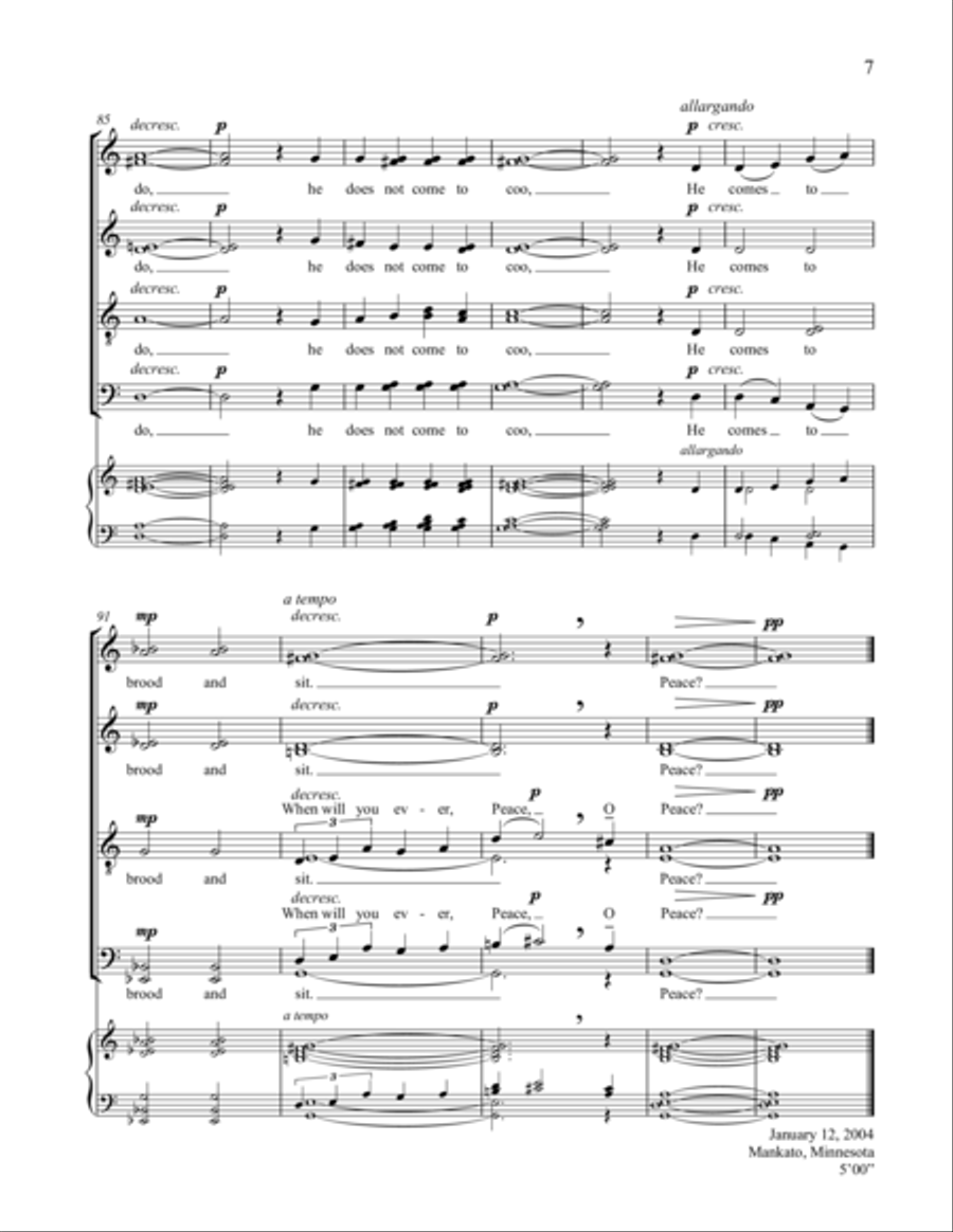 Peace Peace Divisi scores gallery preview page 15