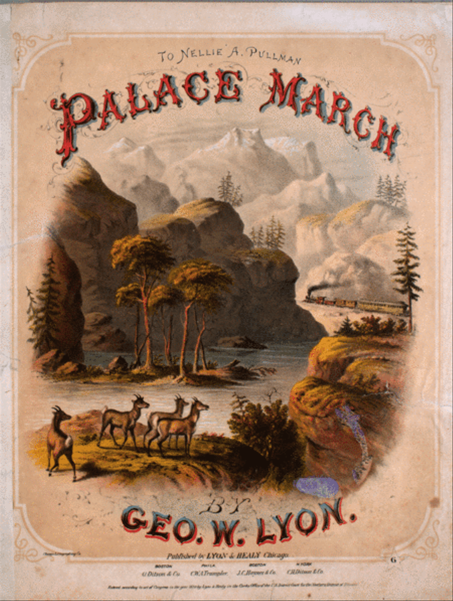 Palace March Piano Solo scores gallery preview page 1