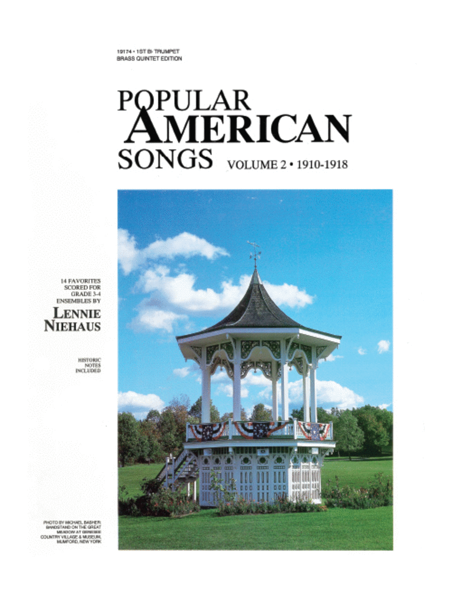 Popular American Songs, Volume 2 - 1st Bb Trumpet B-Flat Trumpet scores gallery preview page 1