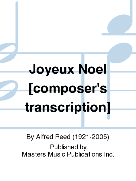 Joyeux Noel [composer's transcription] image number null