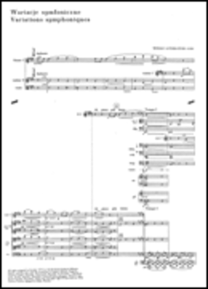 Witold Lutoslawski: Symphonic Variations (Score)