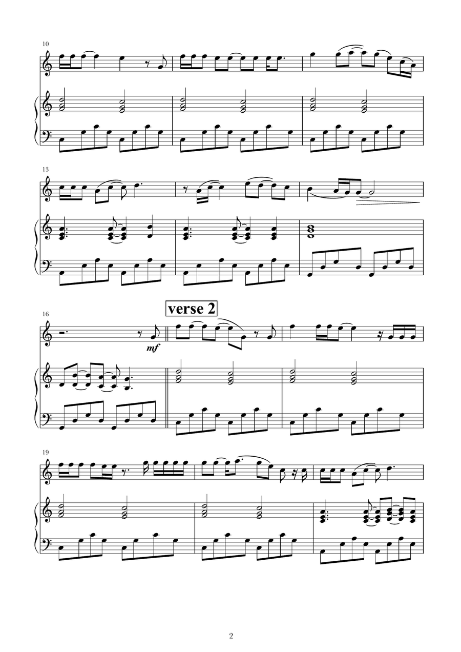 River River Flute Solo scores gallery preview page 2