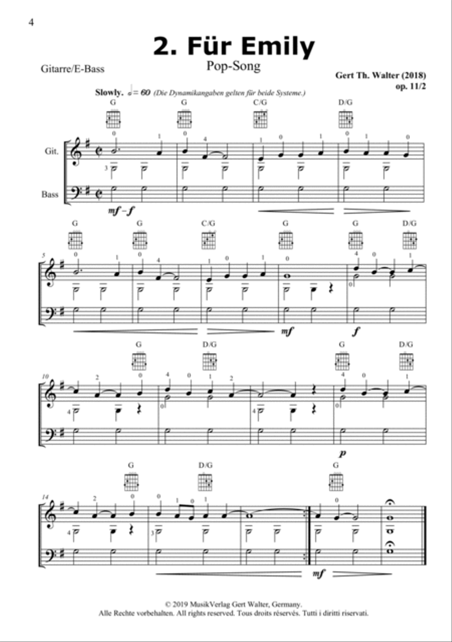 Guitar Pop Romanticists Guitar Pop Romanticists String Duet scores gallery preview page 2