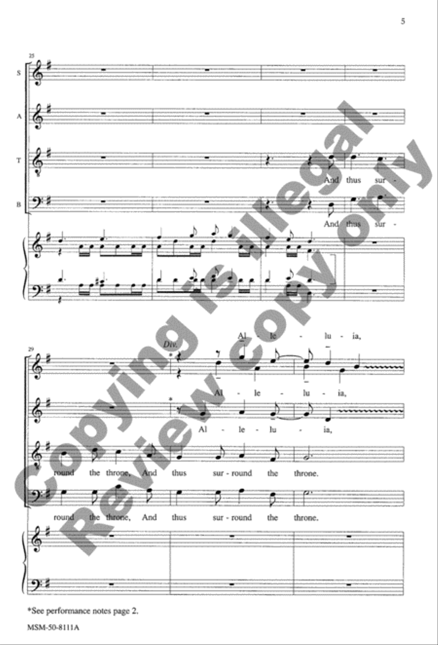 Marching to Zion (Choral Score) image number null