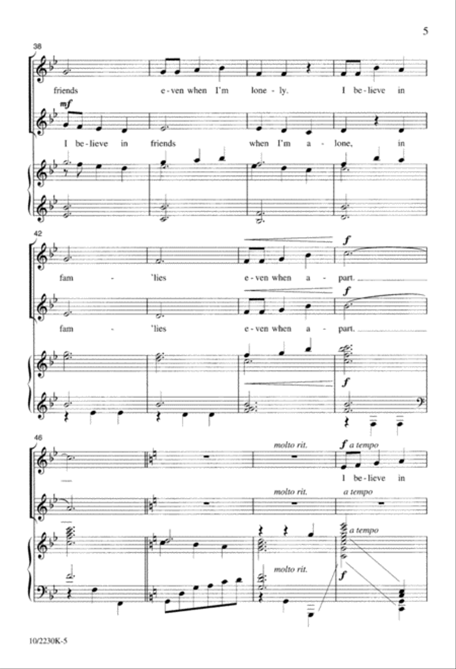 I Believe in God I Believe in God 2-Part scores gallery preview page 6