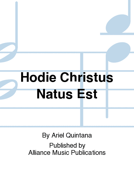 Hodie Christus Natus Est - Instrumental parts